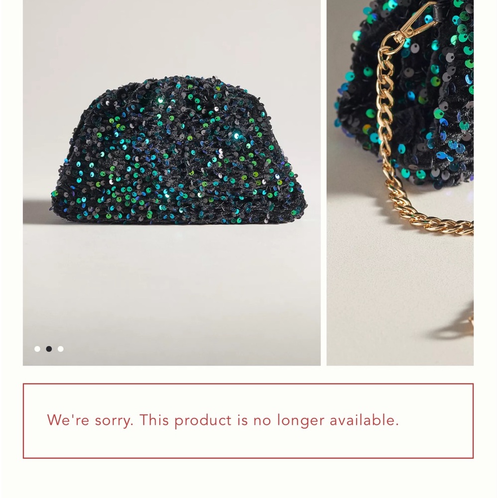 The Frankie Mini Clutch: Velvet Sequin Edition